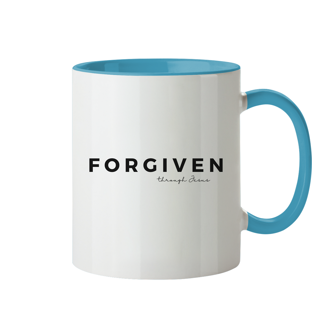 Forgiven - Tasse, zweifarbig