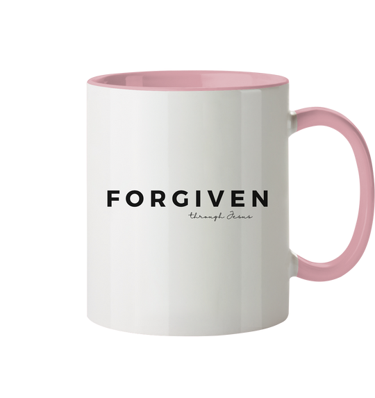 Forgiven - Tasse, zweifarbig